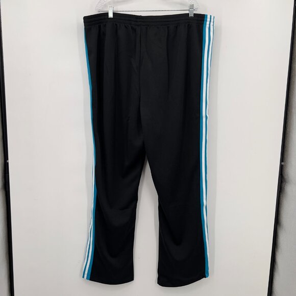 Adidas  Plus Originals 3-Stripes Track Pants Black & Blue Men’s 3XT NWT - Picture 3 of 9